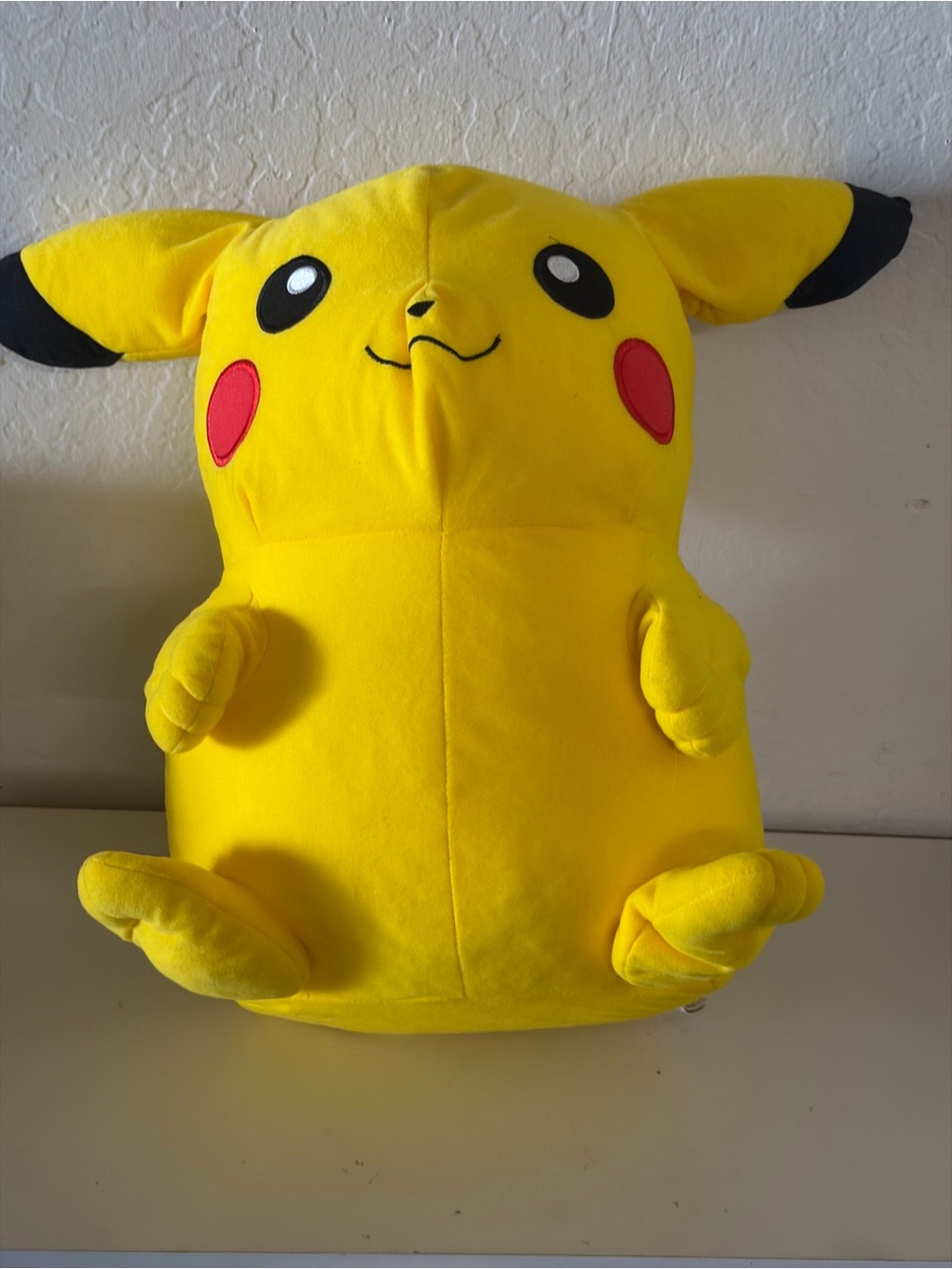 18” Plush Yellow Pikachu Stuffed Toy - Soft Kids Plushie